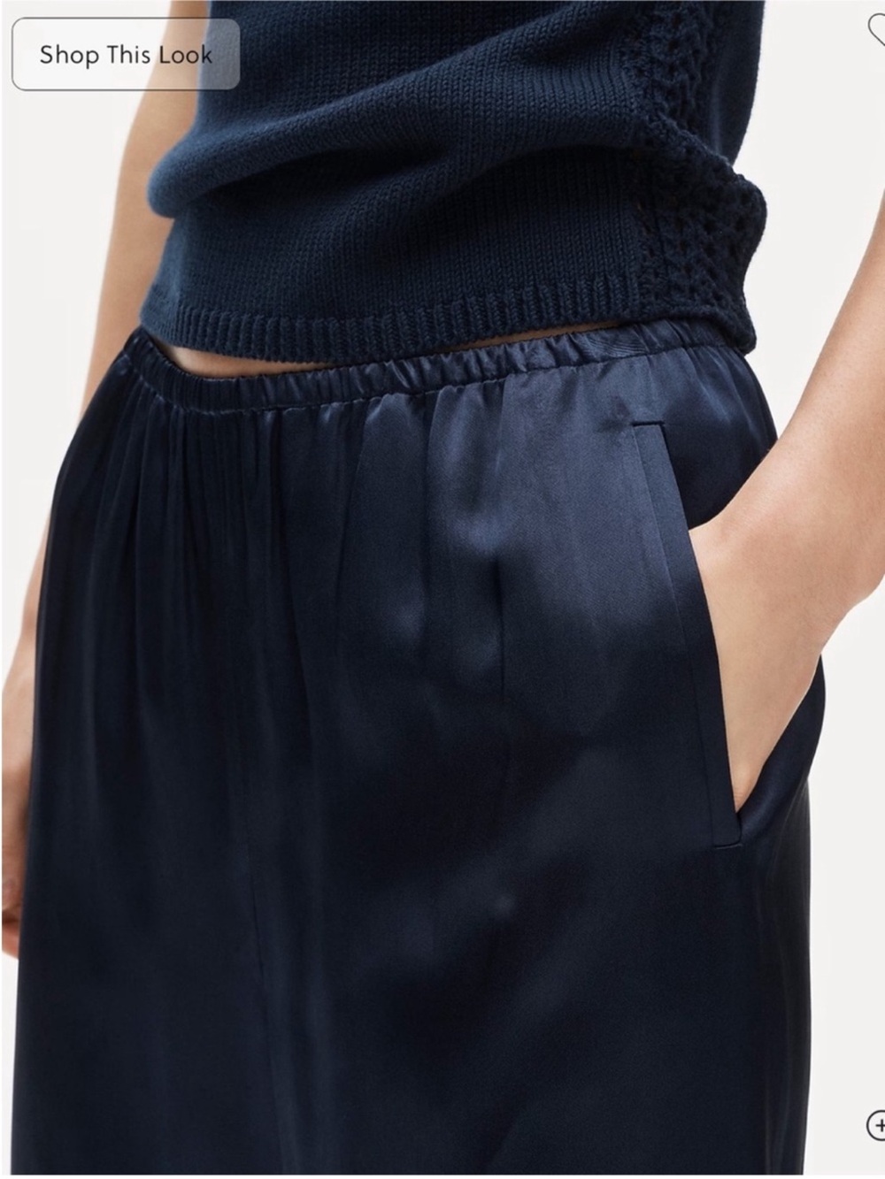 J.Crew Petite Cosmo Pant in luster charmeuse - Picture 2 of 7